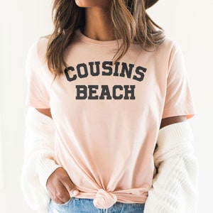 Cousins Beach Shirt, Cousins Beach TShirt, Summer Clothing, Summer Shirt, Beach Vacation Shirt, Beach Tee, Cousins Beach Gift, for her & him