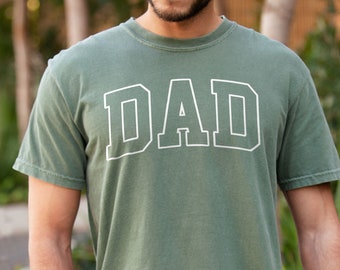 Comfort Colors Dad Shirt, Fathers Day Shirt, Trendy Daddy Shirt, Gift for New Dad, Custom Colors Men's shirt, Dad T-Shirt, Fathers Day Gift