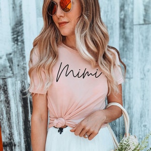 Mimi Shirt for Mother&#39;s Day, Mimi Gift, Mother&#39;s Day Gift for Mimi, Gift for Mimi, Mimi T-Shirt, Mimi Tee, Mother&#39;s Day Shirt, Grandma Shirt