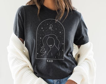 Leo Shirt, Zodiac Gift for Her, Leo Shirt Women & Men, Leo Zodiac Gift, July August Birthday,Leo Gift,Leo Tee, Leo Zodiac Sign, Leo T-Shirt