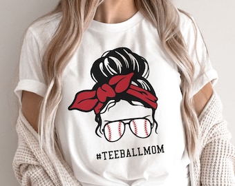 Camiseta para mamá de jugador de béisbol infantil, Camiseta linda de béisbol infantil, Mamá de jugador de béisbol infantil, Mamá orgullosa de jugador de béisbol infantil, Mamá de deportistas de béisbol infantil, Regalo para mamá de jugador de béisbol infantil, Mamá de niños que juegan béisbol infantil