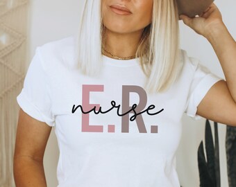 ER Nurse Shirt, Emergency Nurse Shirt, ER Nurse T-Shirt, Nurse Life, Trauma Nurse, Gift for Nurse, Registered Nurse Gift