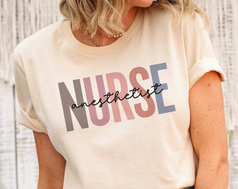 Nurse Anesthetist Shirt, Gift for Nurse Anesthetist, Anesthesia Nurse T Shirt, CRNA Gift, CRNA Shirt, Gift for CRNA