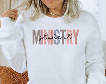 Student Ministry Sweatshirt, Church Staff matching shirts, Ministry Team gift, Youth Ministry shirt, Student Outreach gift for her or him