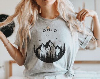 Ohio Shirt, Ohio T-Shirt, Womens Ohio Shirt (Unisex), State of Ohio Gift, Ohio Vacation Tee, Ohio Nature Shirt Men, Moving to Ohio,Ohio Trip