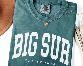 Comfort Colors® Big Sur California Shirt, Family Vacation Big Sur CA Travel Souvenir, California Group Trip Matching tees, women or men
