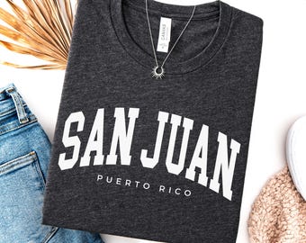 San Juan Puerto Rico Shirt, Family Vacation t-shirts, San Juan Travel Souvenir, San Juan Group Matching tee, Girls Trip tee for women or men