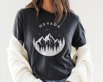 Nevada Shirt, Nevada T-Shirt, Womens Nevada Shirt (Unisex), State of Nevada Gift, Nevada Vacation Tee,Nevada Nature Shirt,Nevada tee for him