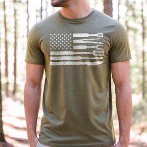 Grilling Shirt, Fathers Day Gift, Grill Gift for men, Gift for Dad, Grillmaster TShirt, Grilling Legend, Grill tool flag, smoking bbq Shirt image 3