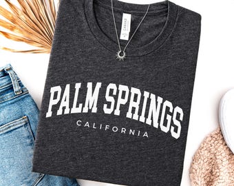 Palm Springs California Shirt, Family Vacation t-shirt, Palm Springs CA Travel Souvenir, California Group Trip Matching tees, for women \men