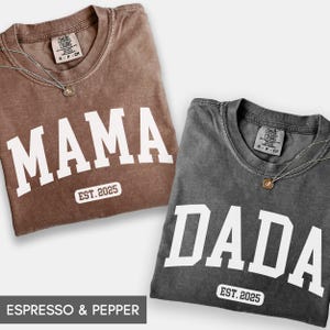 Dada Mama Shirt - Etsy
