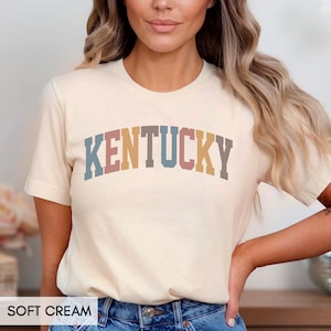 Kentucky Shirt, State of Kentucky Family Vacation outfit, KY gift for him or her, Kentucky TShirt, Retro style Cute Kentucky Tee (Summer)