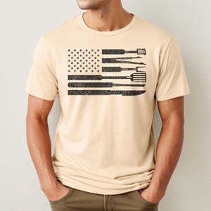 Grilling Shirt, Fathers Day Gift, Grill Gift for men, Gift for Dad, Grillmaster TShirt, Grilling Legend, Grill tool flag, smoking bbq Shirt image 6