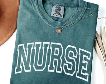 Comfort Colors® Nurse shirt, Nurse Practitioner, RN Registered Nurse Shirt, CRNA Shirt, Gift for Nurse appreciation, ER Nurse Shirt