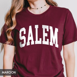 Salem Shirt, Salem Witch Club, Cute Halloween Trick or Treat, Salem Massachusetts, Autumn T-Shirt, Fall Witchy Shirt For Women or men immagine 8