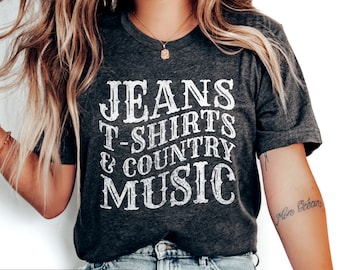 Camiseta de música country, regalos para chicas country, camiseta de concierto country, camisa western, camisa de rodeo, Festival de Música de Nashville, camisetas vaqueras country de los 90