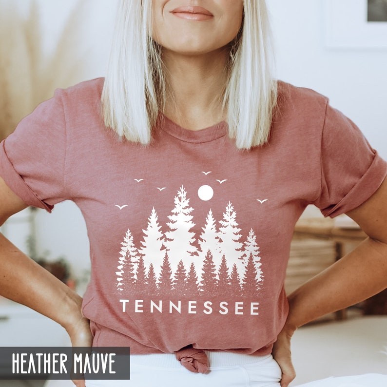 Tennessee Shirt, Tennessee T-Shirt, Womens Tennessee Shirt (Unisex), State of Tennessee Gift, Tennessee Vacation Tee, Tennessee Nature Shirt image 8