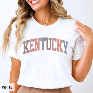 Kentucky Shirt, State of Kentucky Family Vacation outfit, KY gift for him or her, Kentucky TShirt, Retro style Cute Kentucky Tee (Spring)