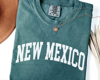 Comfort Colors® New Mexico Shirt, State of New Mexico Shirt, Travel Shirt for him or her, Cute New Mexico TShirt, Vintage Retro NM Trip tee
