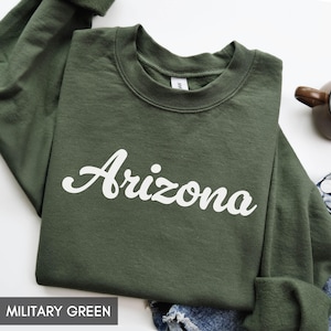 Arizona Sweatshirt, Arizona Crewneck, State of Arizona Gift for him, Arizona gift for her, Vintage Retro Arizona Hoodie, Arizona Sweater