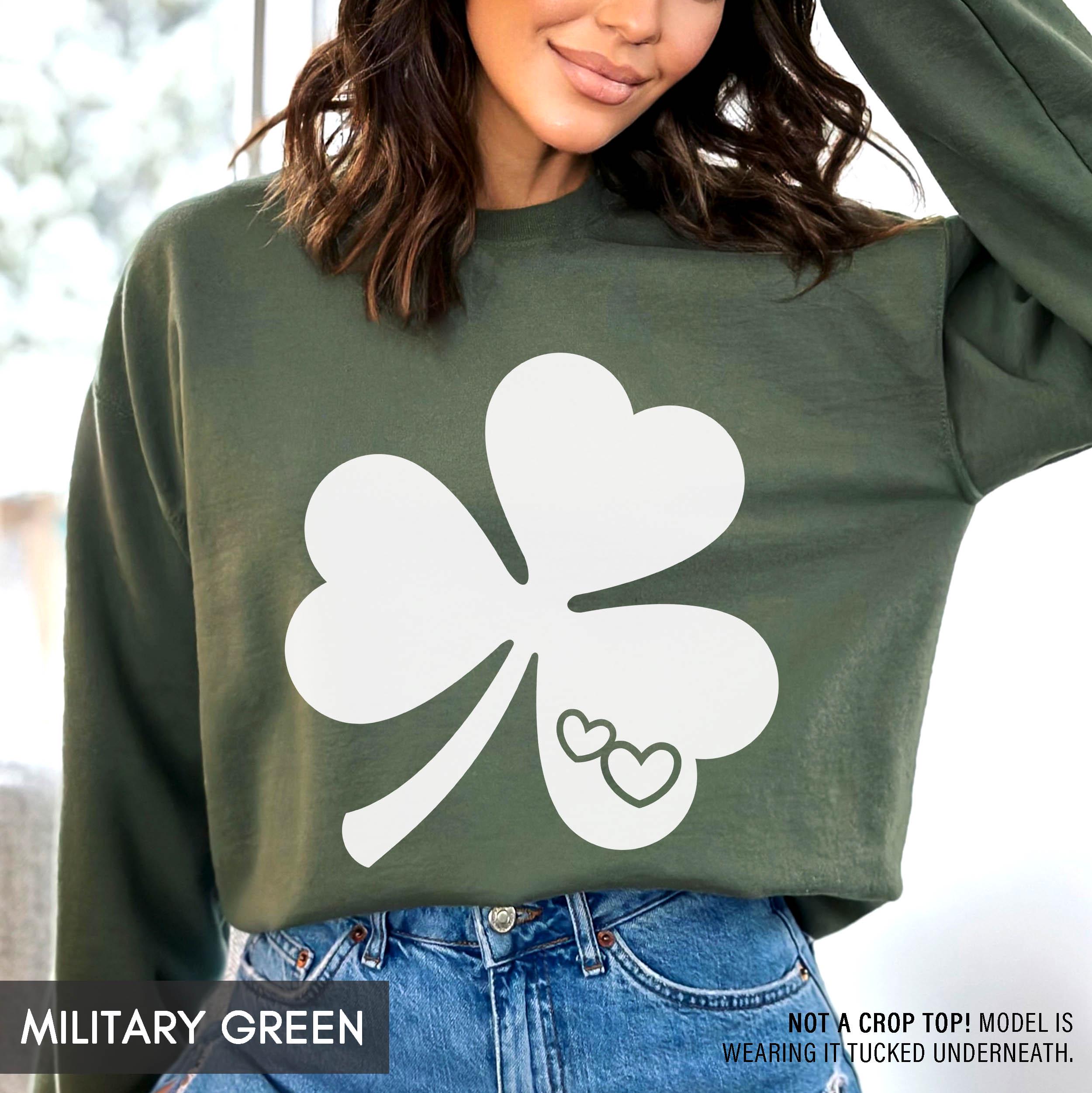 St Patricks Day Sweatshirt for Women or Men, Love St Paddys Hoodie 