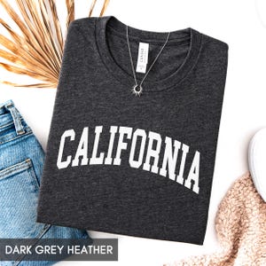 California Shirt, State of California Family Vacation outfit, CA gift for him or her, California TShirt, Vintage Retro style California Tee