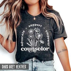 School Counselor Shirt, School Counselor Gift, Guidance Counselor, Therapist Shirt,School Psychologist,Advocate Support Empower & Inclusion
