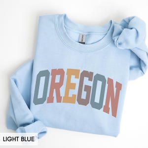 Oregon Sweatshirt, OR Crewneck, State of Oregon Gift for him or her, Vintage Retro Oregon Hoodie, Family Vacation Travel Outfit (Summer)