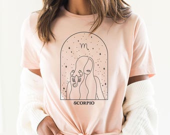 Scorpio Shirt, Zodiac Gift for Her, Scorpio Shirt (Women & Men), Scorpio Zodiac Gift, October November Birthday,Scorpio Gift,Scorpio T-Shirt