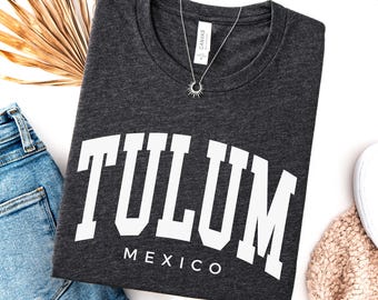 Tulum Mexico Shirt, Family Vacation t-shirts, Tulum Travel Souvenir, Tulum Group Matching tees, Girls Trip tee for women or men