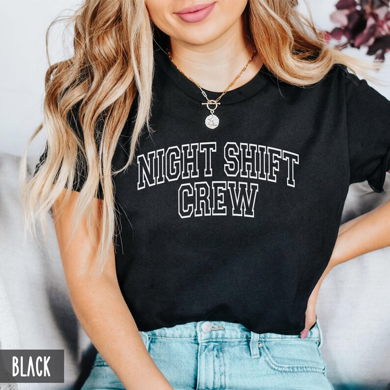 Night Shift Crew T-shirt, Emergency Department, ER Nurse Tech, Night Shift Emergency Medicine, Trauma nurse, Nurse graduation,Emergency Room image 7