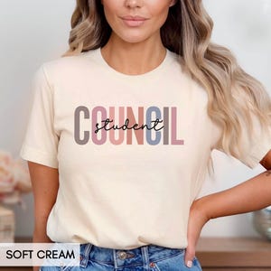 Student Council Shirt, Student Government Association T-shirt for her or him (Unisex), Class President, High School Student Senate shirt