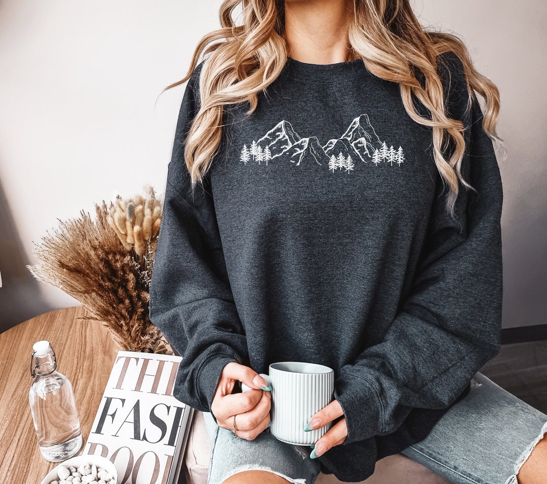 CO Mountain Forest Watercolor Sweatshirt