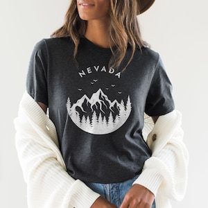 Nevada Shirt, Nevada T-Shirt, Womens Nevada Shirt (Unisex), State of Nevada Gift, Nevada Vacation Tee,Nevada Nature Shirt,Nevada tee for him