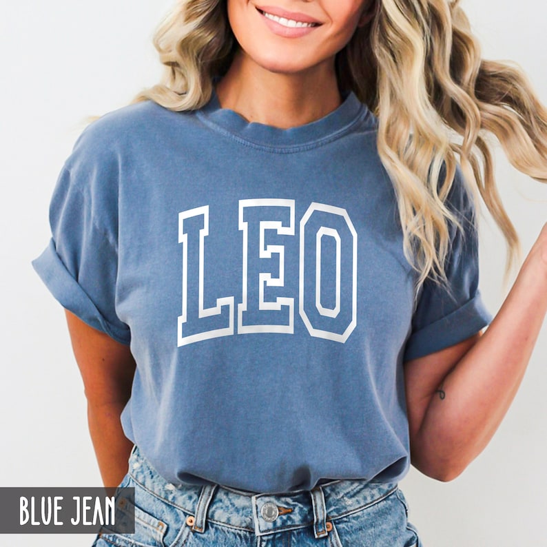 Comfort Colors® Leo Shirt, July or August Birthday, Zodiac Gift for Her (Unisex), Leo tee for him, Leo Gift, Cute Leo Shirt, Leo Gift image 6