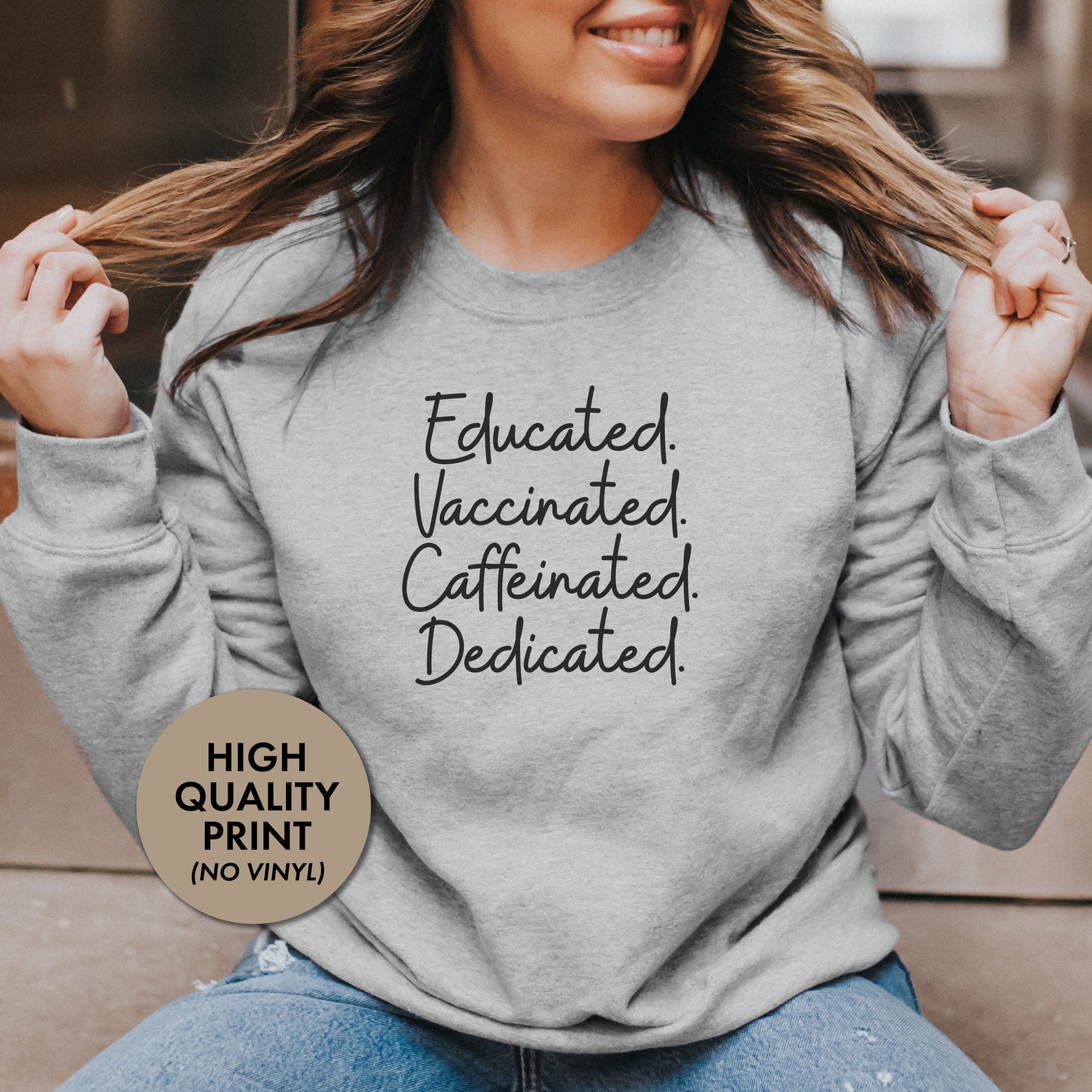 cute smart vaccinated shirt