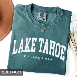 Comfort Colors® Lake Tahoe California Shirt, Family Vacation Lake Tahoe CA Travel Souvenir, California Group Trip Matching tee, women or men