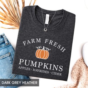Fall Shirt, Fall Pumpkin Shirt, Fall Clothing, Fall T-Shirt, Pumpkin Patch, Hello Pumpkin, Autumn Shirt, Cute Fall Shirt For Women, Men image 3