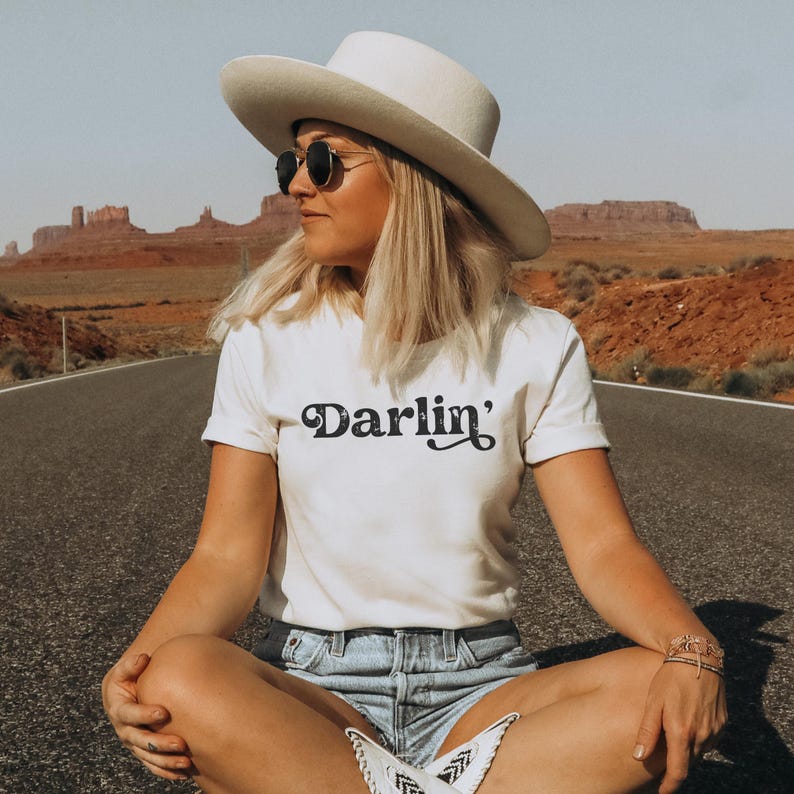 Darlin' Shirt, Country Shirt, Western Shirt, Southern Shirt, Country Music Shirt, Texas Tee, Country Girl, Southern Woman, Concert Shirt image 3