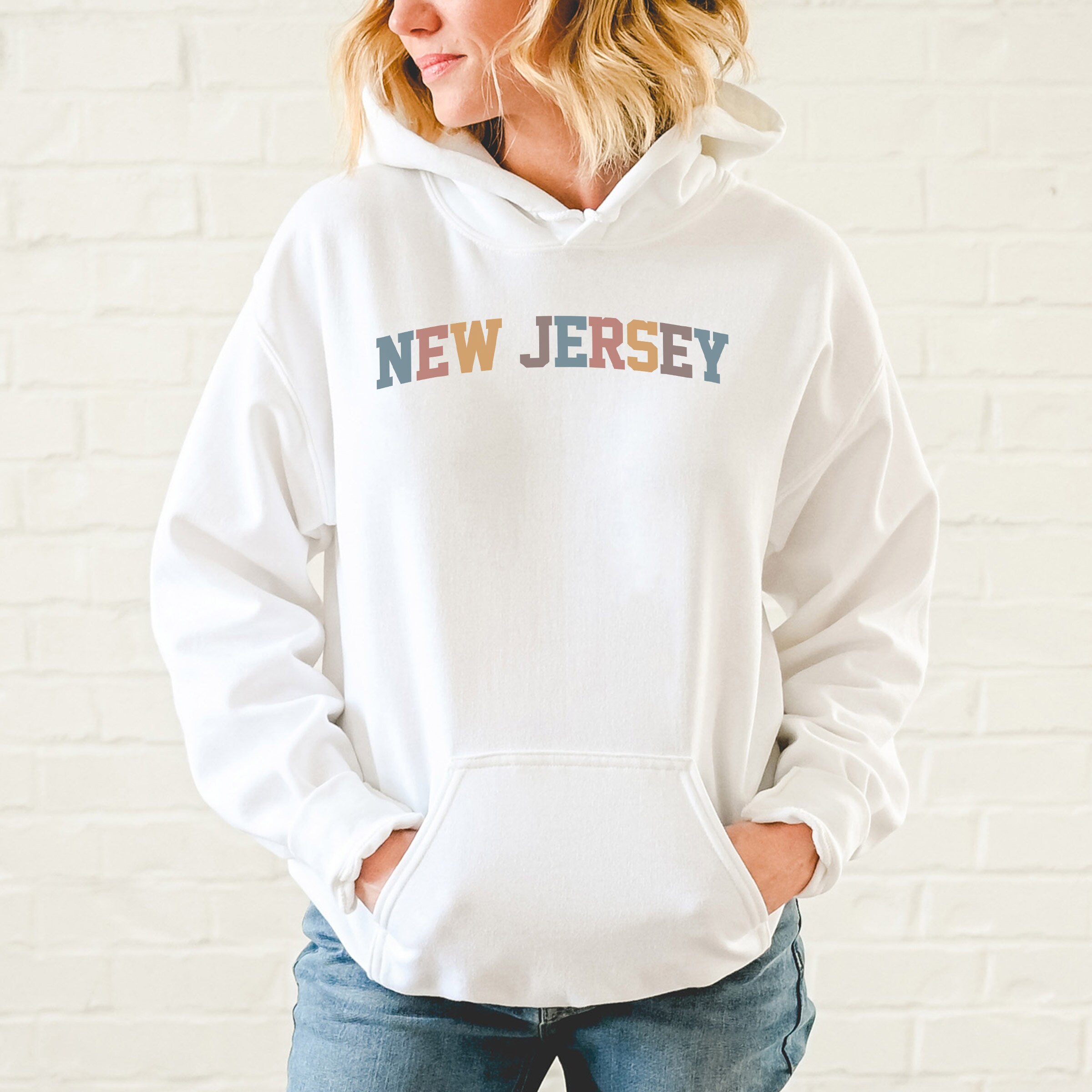 New Jersey Sweatshirt New Jersey Sweater Cute New Jersey Etsy