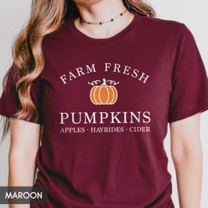 Fall Shirt, Fall Pumpkin Shirt, Fall Clothing, Fall T-Shirt, Pumpkin Patch, Hello Pumpkin, Autumn Shirt, Cute Fall Shirt For Women, Men image 8