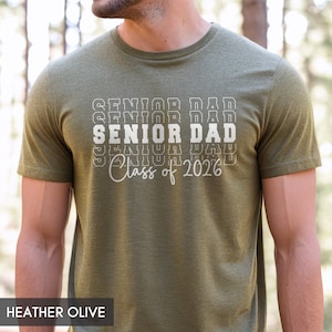 Senior Dad Shirt, Class of 2025/2026 Shirt, 2026 Graduation Shirt, Senior 2026 Shirt, Family Shirts Graduation, Matches Senior Mom Shirt