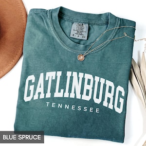 T-shirt Touristique Gatlinburg TN Tie-dye Taille L – Colortone