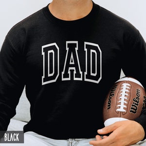 DAD Sweatshirt, New Daddy Crewneck, Baby Reveal, Funny Fathers Day Gift, Daddy Birthday Gift from kids, Vintage Varsity style Dad Sweater