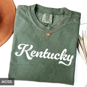 Comfort Colors® Kentucky Shirt, State of Kentucky Shirt, Kentucky gift for him or gift her, Cute Kentucky TShirt, Vintage Retro Kentucky Tee