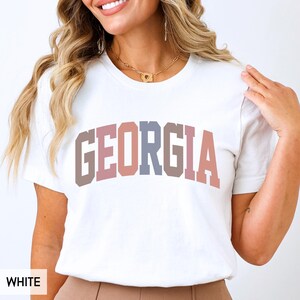 Georgia Shirt, State of Georgia Family Vacation outfit, GA gift for him or her, Georgia TShirt, Vintage Retro style Cute Georgia Tee (Spring