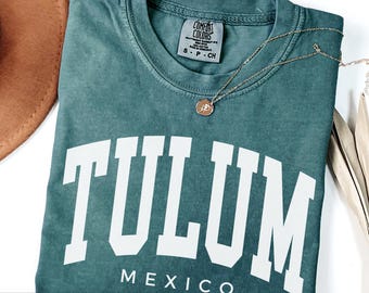 Comfort Colors® Tulum Mexico Shirt, Family Vacation Tulum Travel Souvenir, Tulum Girls Trip Group Matching tees, women or men
