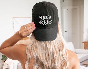 Gorra bordada Let's Ride, gorra de béisbol country western para hombre, conjunto de concierto Darlin Cowgirl.