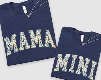 Mama & Mini Floral Matching Shirts, Toddler or Youth Mommy Mother's Day Outfits