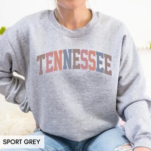 Tennessee Sweatshirt, TN Crewneck, State of Tennessee Gift for him or her, Retro Tennessee Hoodie, Family Vacation Travel Outfit (Spring) image 7